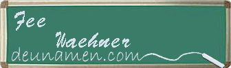 Fee Waehner Visitenkarte